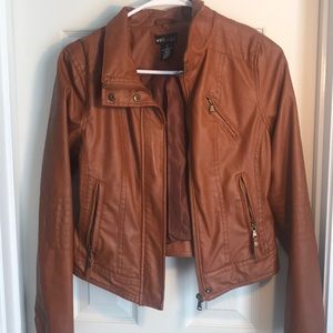 Faux Leather Jacket